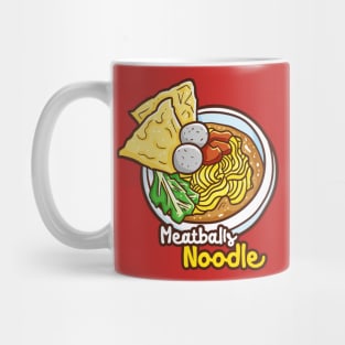 Meatballs Noodle Mug